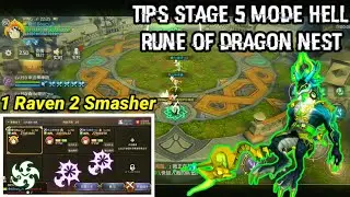 Tips & Trick Mode Hell Stage 5 Rune Of Dragon Nest - Dragon Nest Mobile