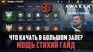 Awaken Chaos Era - МОЩЬ СТИХИЙ - Как правильно качать большой зал?
