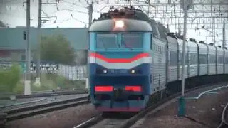 Электровоз ЧС7-069 с поездом №10 Донецк-Москва