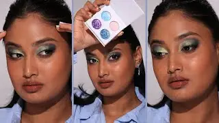 the most PIGMENTED foil eyeshadow I’ve ever tried?! ft. Glitter Galaxy 💙