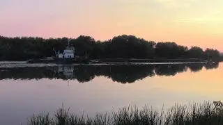 Теплый августовский вечер!🌅 Буксир-толкач 
