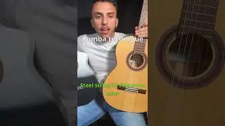 On a Steel string bs #flamenco guirar