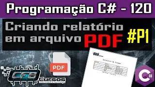 Criando relatório em arquivo PDF 