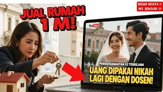 JUAL RUMAH 1 M DEMI S2 SUAMI | KARMA KEJAM: UANG DIPAKAI NIKAH LAGI DENGAN DOSEN!