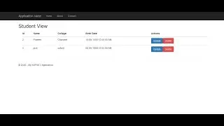 Entity Framework - CRUD Operation - C# ASP.NET MVC