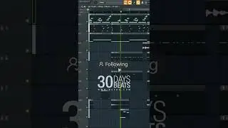 Day 22 of 30 of sharing simple yet effective beats! 🎹🎵🎼 #30days30beats #electronicmusic #flstudio
