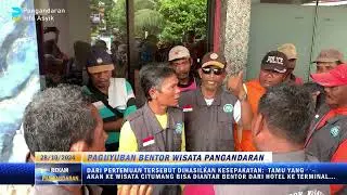 PAGUYUBAN BENTOR WISATA PANGANDARAN TOLAK ANGKUTAN UMUM & ONLINE MASUK AREA WISATA | 28 Oktober 2024