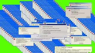 Error (green screen)