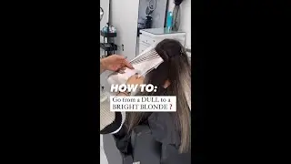 How to: Dull to Bright Blonde Hair #shorts