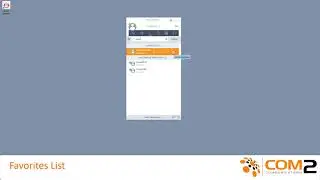 Avaya Equinox Desktop - Favorites List
