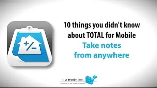 Appraiser Tech Tip:  Note-taking made easy