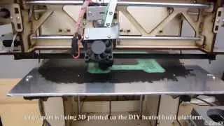 Make a heated build platform (HBP) for 3D printer