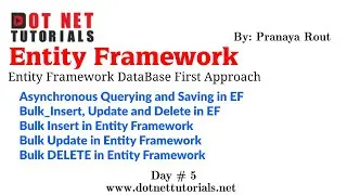 Asynchronous Programming | Bulk Insert Extension Method |  Bulk Insert, Update and Delete in EF