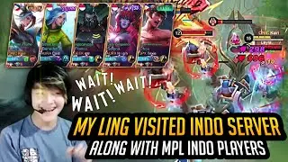 My Ling Visited the Indo Server along with the MPL Indo Players | Ling Fasthand Combo
