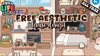 Toca Boca Free Aesthetic House Design 🏠🧸 Toca Life World