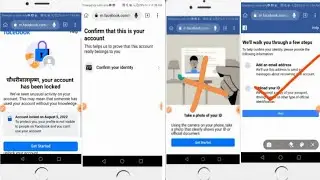 locked facebook account without handholding upload, identify #facebook #unlock #wowtechofficial