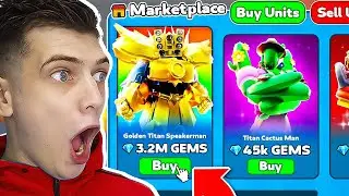 Тестируем Новых ЮНИТОВ Titan Boombox Man (toilet tower defense) ROBLOX