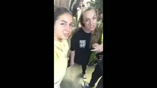 Нюша в прямом эфире Instagram (Школа танцев Станция Свободы)