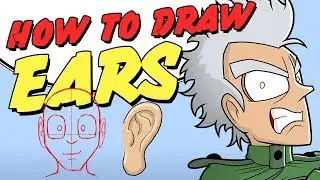 How to draw ears - from more angles (very easy)