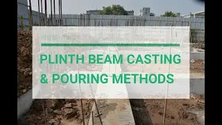 Plinth(Tie) Beam construction / Different methods of pouring