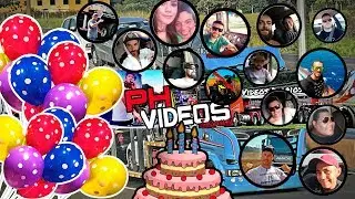 SURPRESA!! PARABÉNS PH VIDEOS CABELO BATATEIRO,NENI,CORUJINHAvlog,PISTOLAvlog,TRUCKS USA,BABALLUvlog
