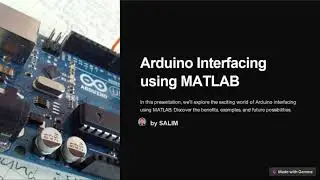 Arduino Interfacing using MATLAB