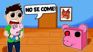 RAISE a FLOPPA pero la MASCOTA es PIGGY !! (Roblox Raise a Piggy)