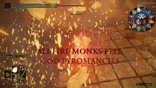 ELDEN RING - Convergence Mod Showcase - Fire Monks and Fell God Pyromancies