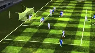 Funny Goal - Keepy Uppy then fall - both ball and goalscorer in the net
