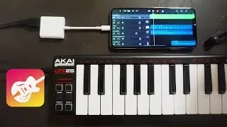 Connecting a MIDI Keyboard to an iPhone XS Max!