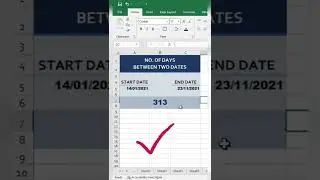 Calculate Number of Days Between Two Dates 