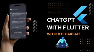 FlutterGPT: ChatGPT Chatbot without Open AI API using Flutter and Python
