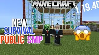 New Public Smp Server Minecraft PE 1.19+ | Smp For Mcpe 1.19 | 24/7 Public Smp For pe | Join Public