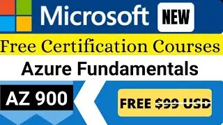 Free Microsoft Certification Courses AZ 900 | Azure Fundamentals Free Training January February 2022