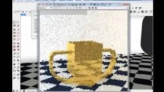 vray sketchup gold material