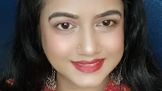 Christmas makeup look for beginners /Full makeup tutorial