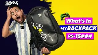 What's Inside My Gaming/Travel Backpack 🎒🤫😍 @IndianBackpacker