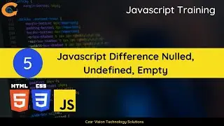 Javascript difference NULL UNDEFINED EMPTY