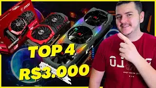 Top 4 Placas de Vídeo BLACK FRIDAY até 3.000 REAIS - Custo Benefício