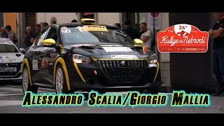 Rally dei Nebrodi 2024 - Alessandro Scalia/Giorgio Mallia (Peugeot 208 GT LINE)