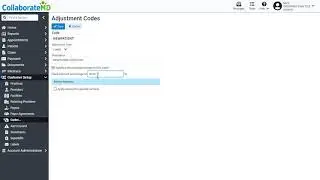 How To Add Adjustment Codes