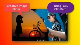 Slider  Design | Clip path Animation | HTML & CSS