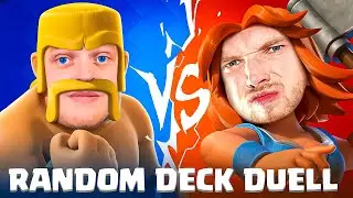 😱🤯BIGSPIN vs. TRYMACS - RANDOM DECK DUELL ESKALIERT! | Clash Royale Deutsch
