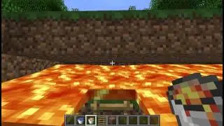 MineCraft ловушки : Лавяное лезвие