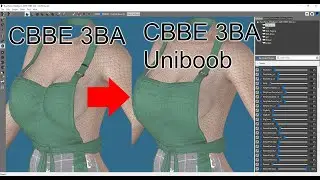 【Skyrim SE】CBBE 3BAの装備をUniboobにしてみよう