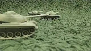Танковый бой (анимация солдатики)