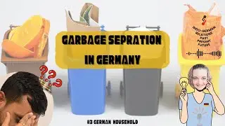Trash Talk: Demystifying German Garbage Separation with Carina! 🗑️♻️| German Household Part : 3