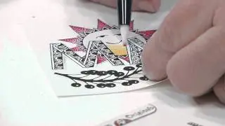 How to Use Markers and a Blending Pen with Zentangle