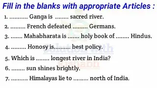 Articles A An The questions|Articles A An The in English Grammar|Articles A An The Ka use in Hindi