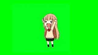 Miyano   Anime Girl   Green Screen   Chroma Key